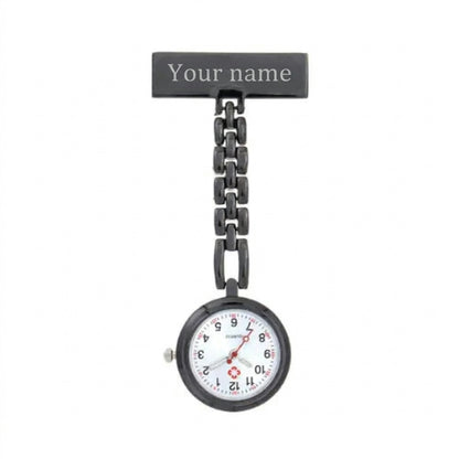 Personalized Nurse Clip-On Watch