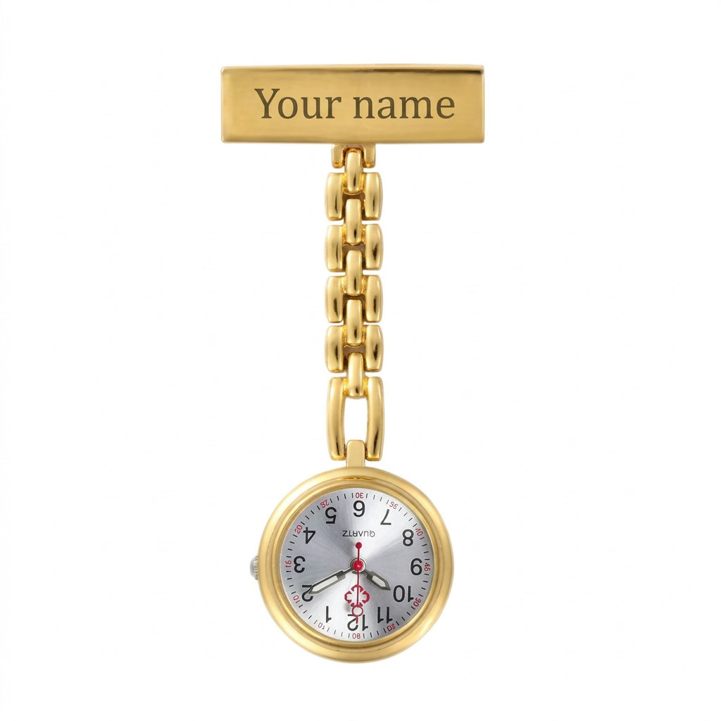 Personalized Nurse Clip-On Watch