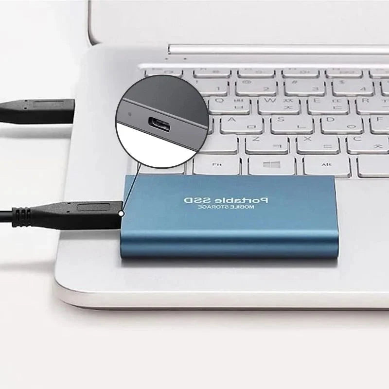 Portable External SSD – compact storage, multiple colours