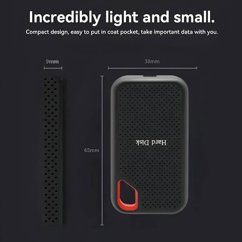 Portable External SSD Drive – compact, high-speed storage