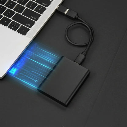 Portable SSD Storage – durable aluminium casing, USB interface, compact design