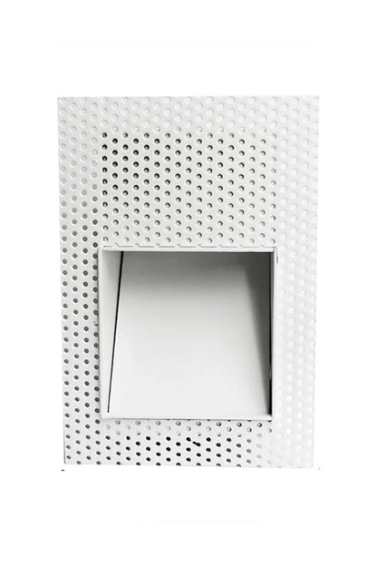 Recessed LED Wall Light – frameless perforated design, sensor option