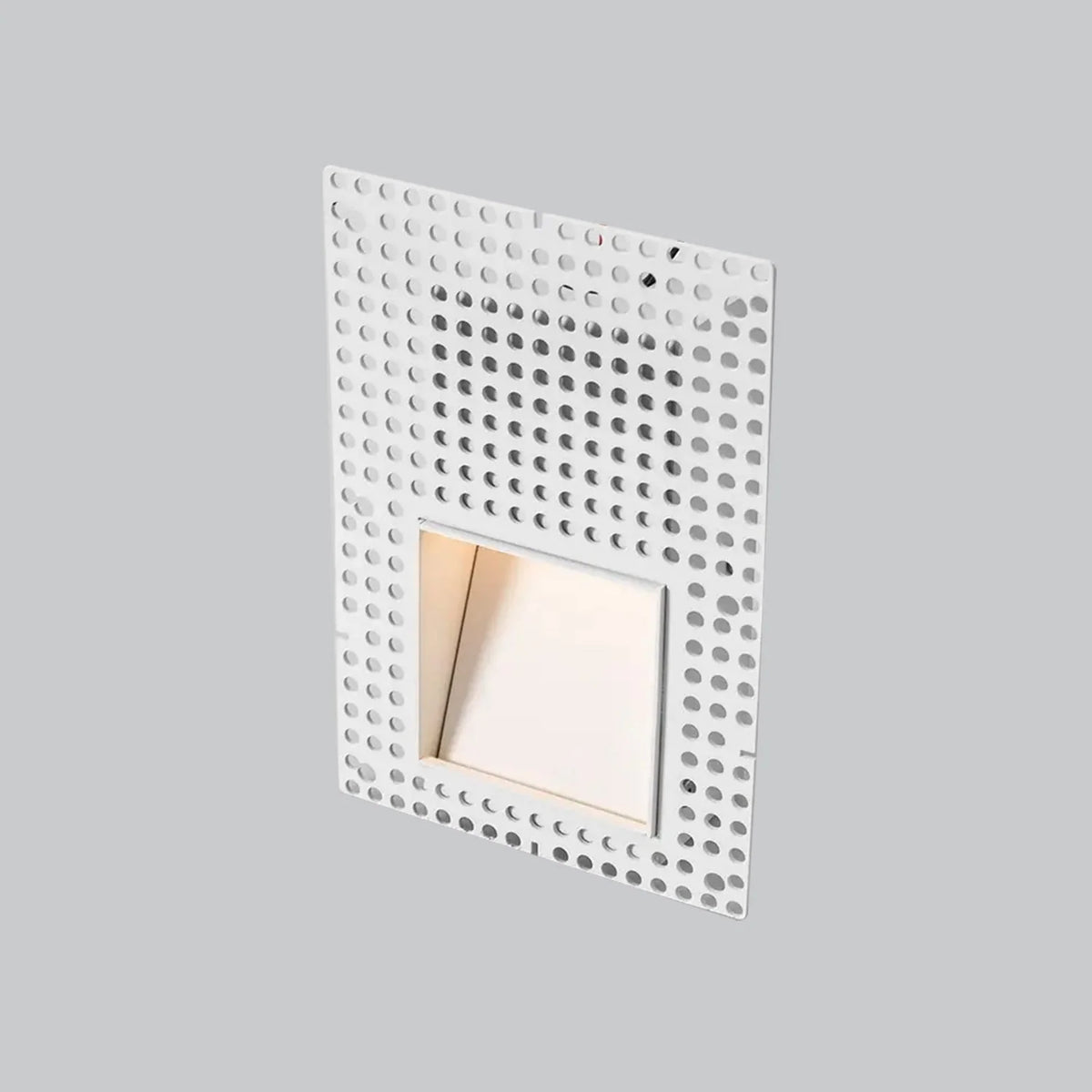Recessed LED Wall Light – frameless perforated design, sensor option