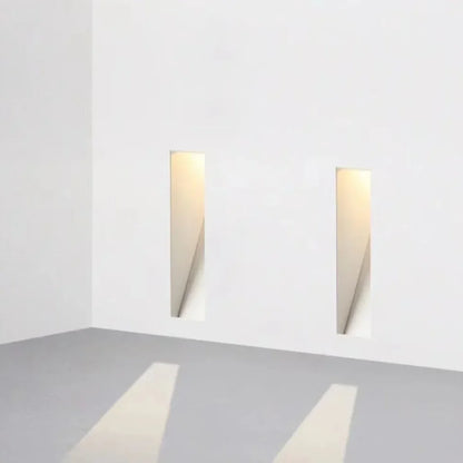 Recessed LED Wall Light – frameless perforated design, sensor option