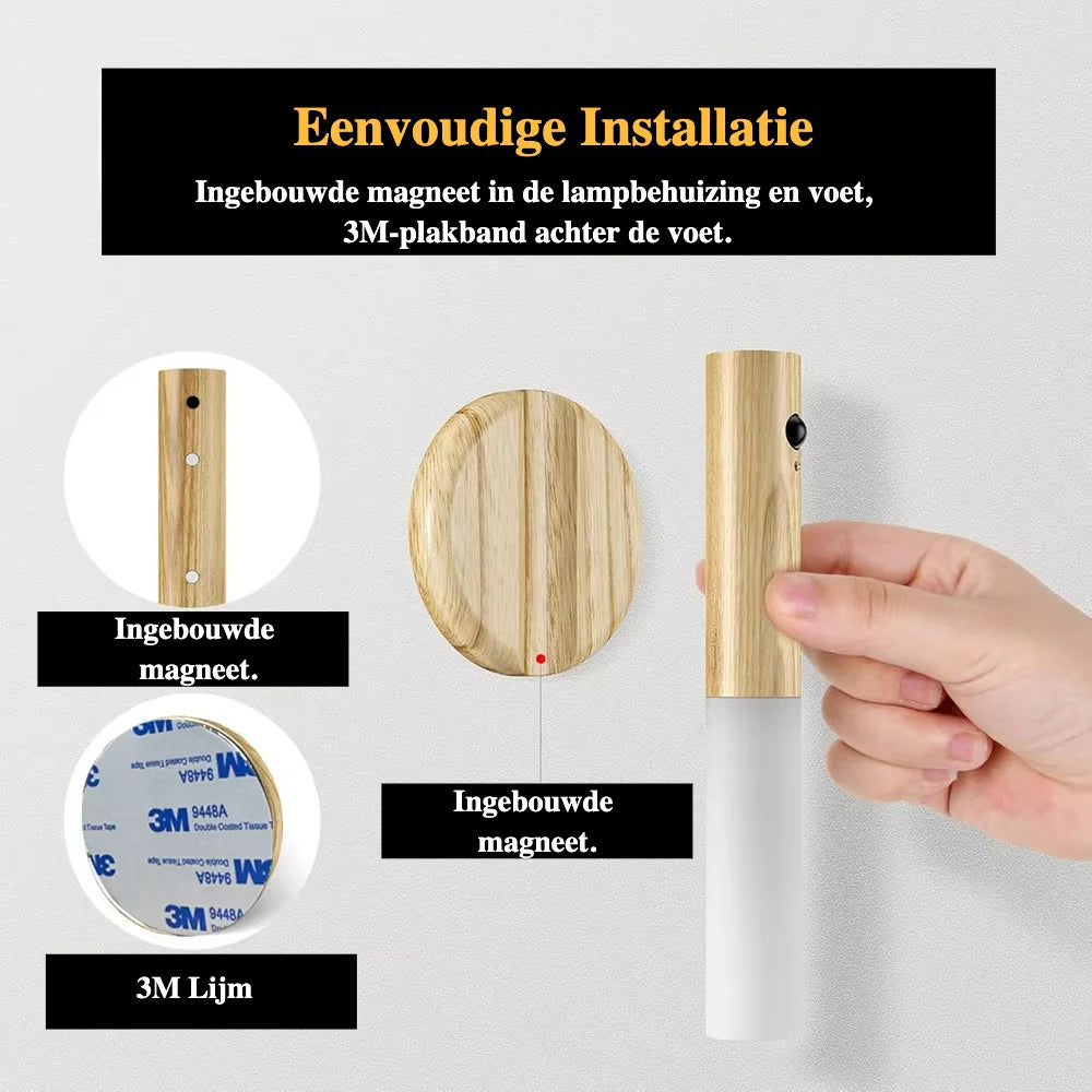 Rechargeable Wall Light – motion sensor, cordless mounting