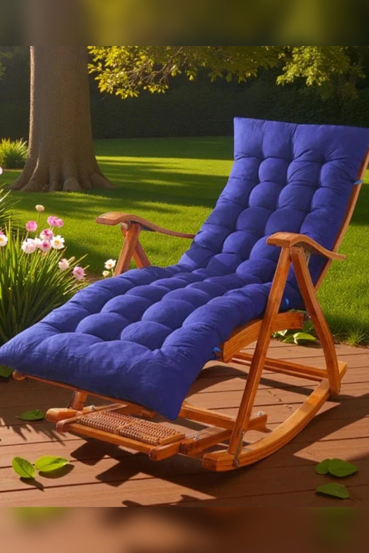 Rocking Chair Cushion – padded comfort for garden and home