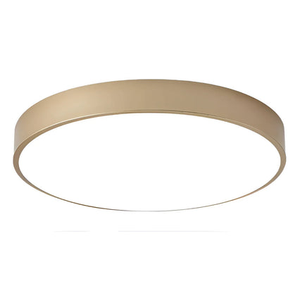 Round LED Ceiling Light – minimalist frame, acrylic diffuser, dimmable