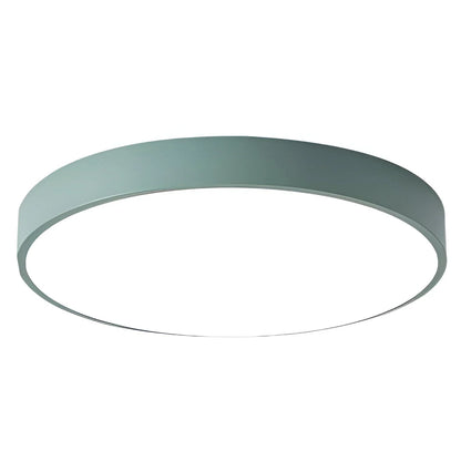 Round LED Ceiling Light – minimalist frame, acrylic diffuser, dimmable