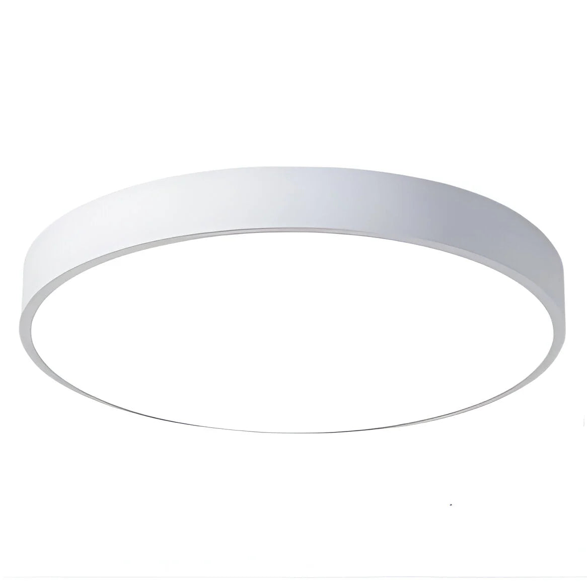 Round LED Ceiling Light – minimalist frame, acrylic diffuser, dimmable