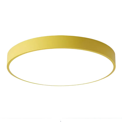 Round LED Ceiling Light – minimalist frame, acrylic diffuser, dimmable