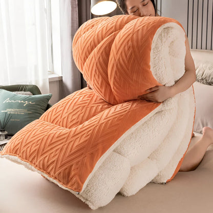 Sherpa Fleece Duvet – quilted microfibre fill, all seasons