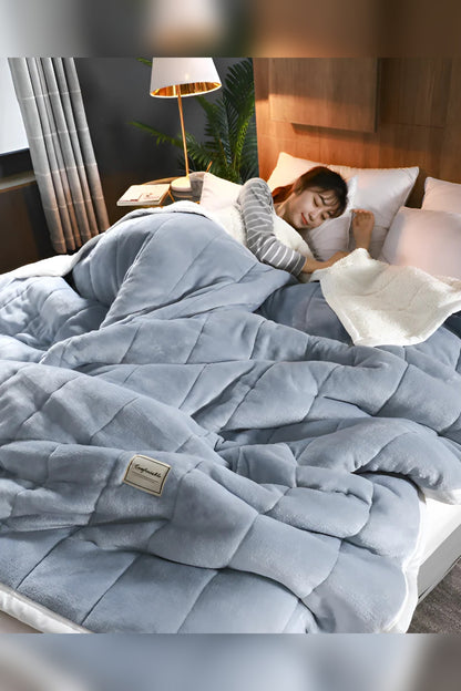 Sherpa Fleece Throw Blanket – soft, plush, lightweight, warm
