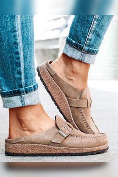 Shoes Women - Slip-On Moccasins with Flexible Sole