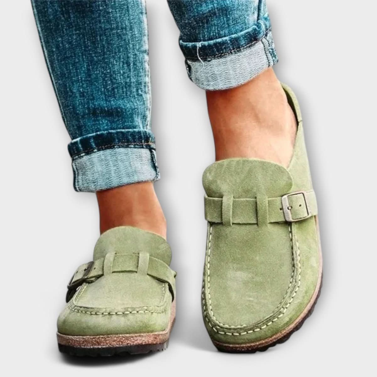 Shoes Women - Slip-On Moccasins with Flexible Sole