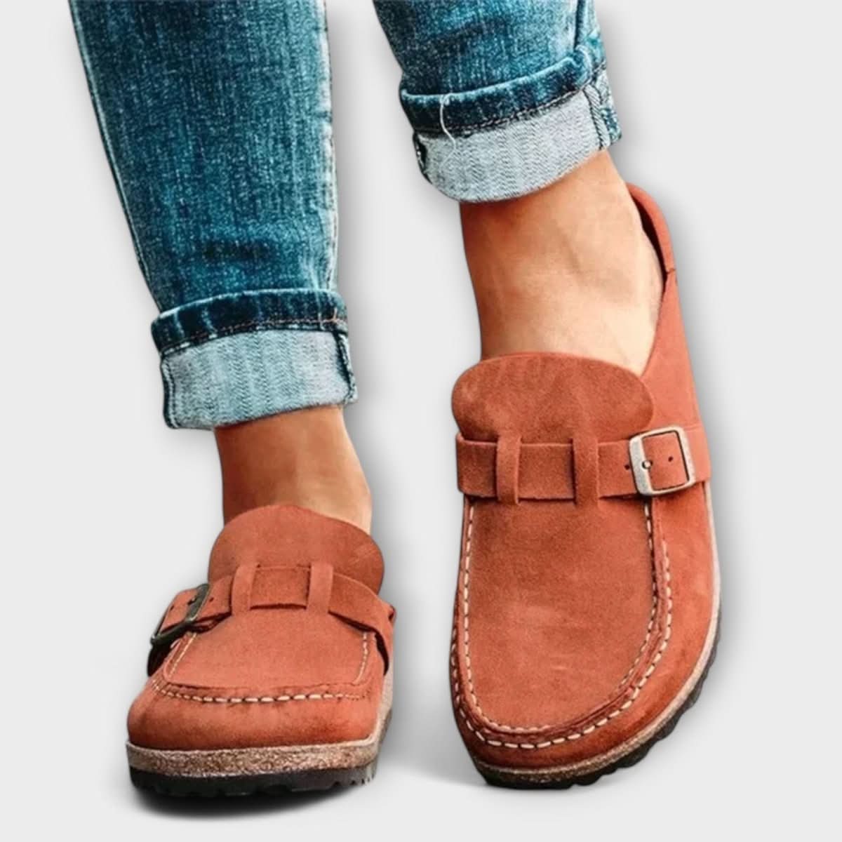 Shoes Women - Slip-On Moccasins with Flexible Sole