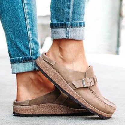 Shoes Women - Slip-On Moccasins with Flexible Sole