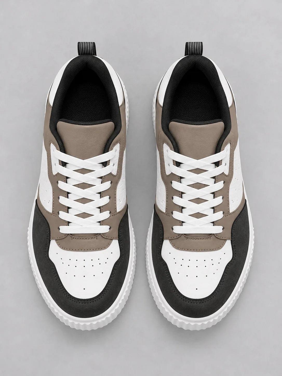 Sneakers Men - Chunky Platform Colour Block Lace-Up