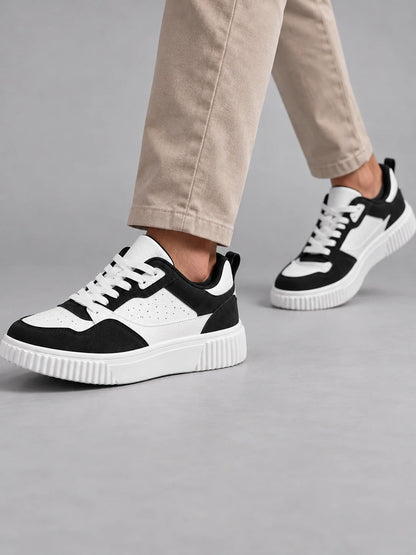 Sneakers Men - Chunky Platform Colour Block Lace-Up