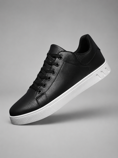 Sneakers Men - Lace-Up Low Top Trainers with Cushioned Sole