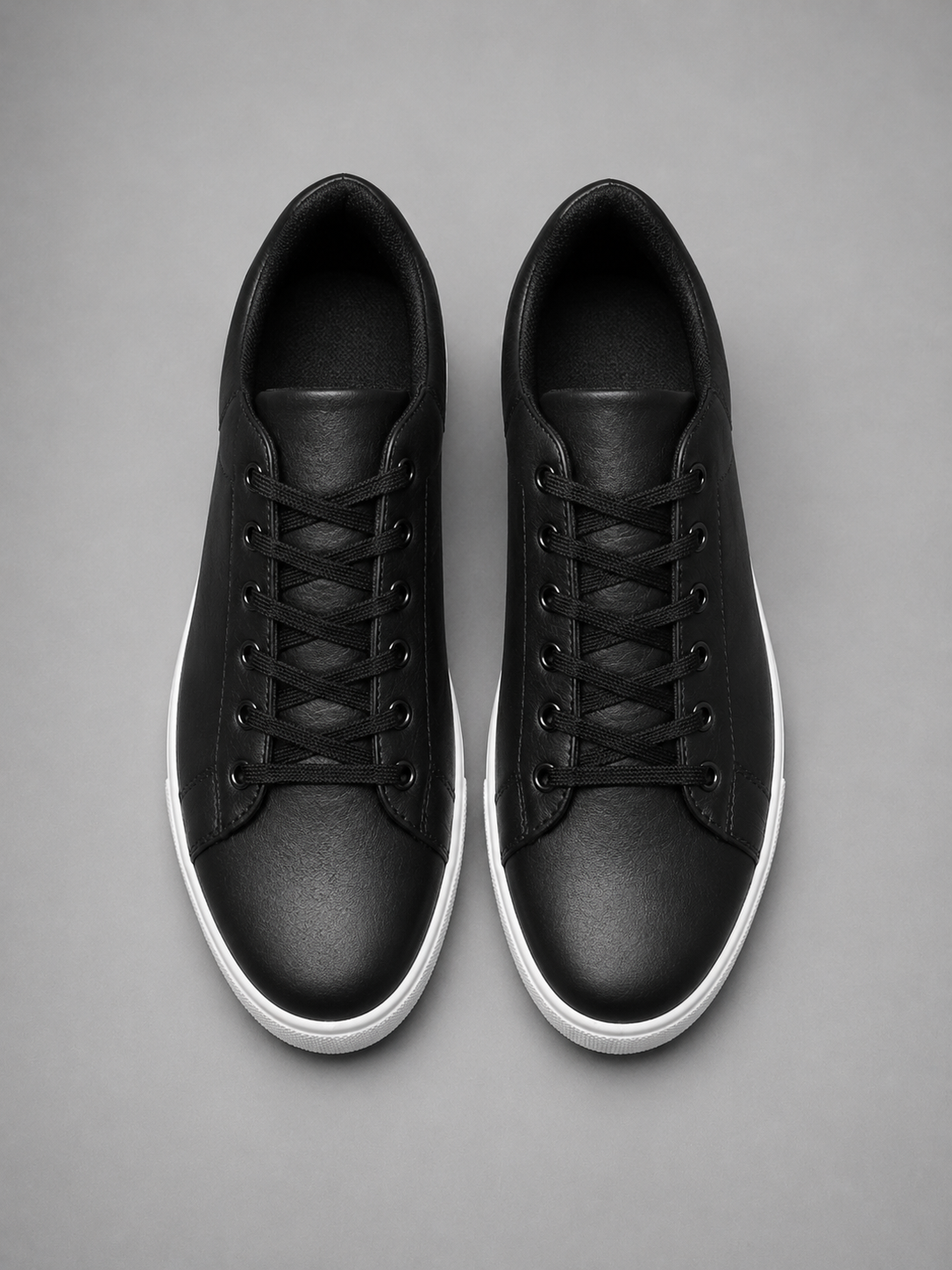 Sneakers Men - Lace-Up Low Top Trainers with Cushioned Sole