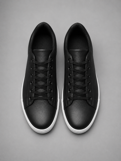 Sneakers Men - Lace-Up Low Top Trainers with Cushioned Sole
