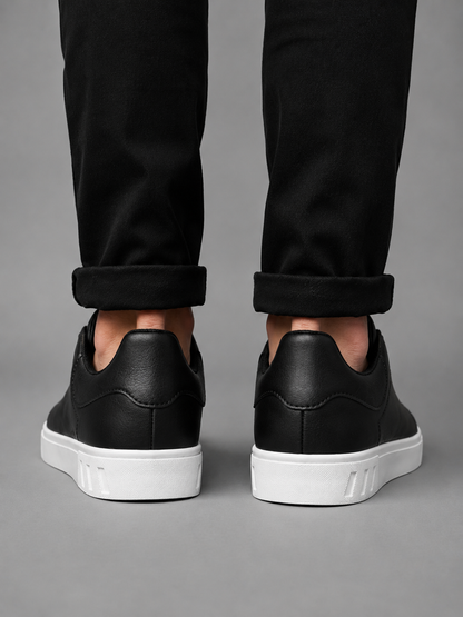 Sneakers Men - Lace-Up Low Top Trainers with Cushioned Sole
