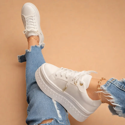 Sneakers Women - Platform Trainers with Supportive Sole