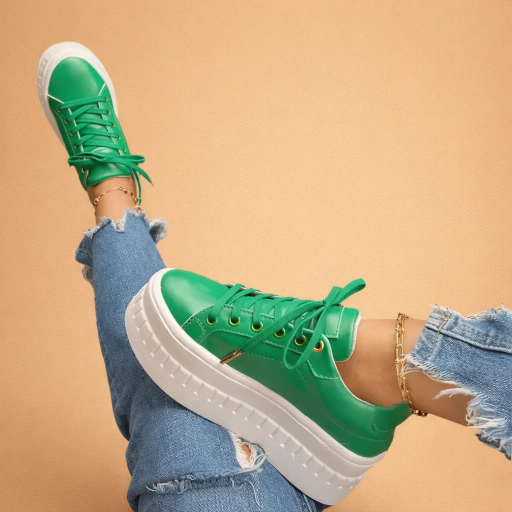 Sneakers Women - Platform Trainers with Supportive Sole