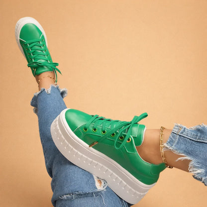 Sneakers Women - Platform Trainers with Supportive Sole