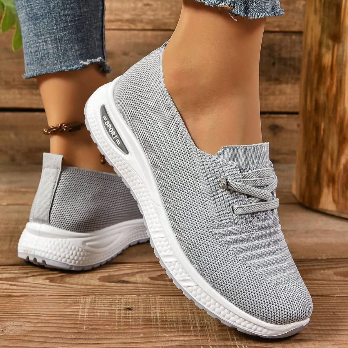 Sneakers Women - Slip-On Cushioned Lightweight