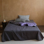 Summer blanket Black-Khaki Two-colour