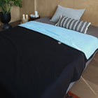 Summer blanket Diamond Beach (Black-Blue)