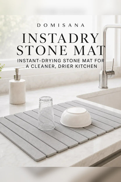 Stone Rapid Drying Mat – instant water absorbent, foldable design, multi-use