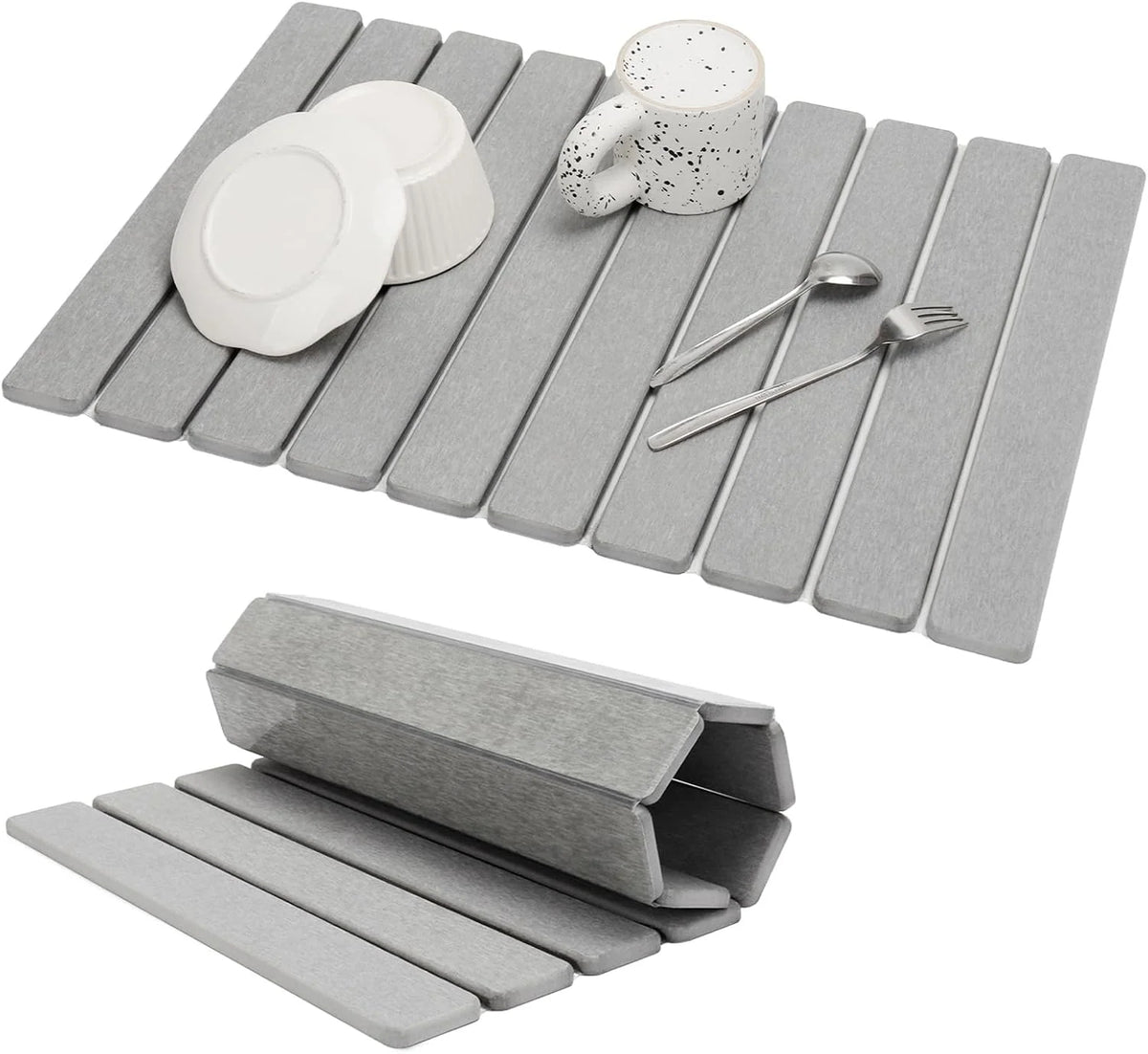 Stone Rapid Drying Mat – instant water absorbent, foldable design, multi-use