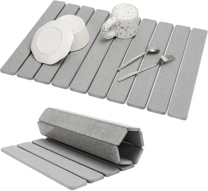 Stone Rapid Drying Mat – instant water absorbent, foldable design, multi-use