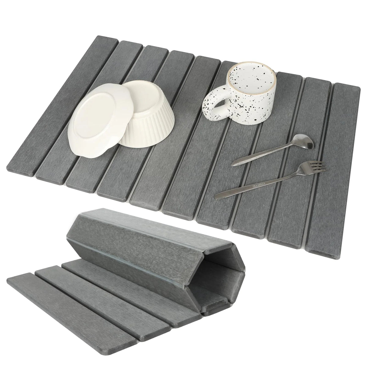 Stone Rapid Drying Mat – instant water absorbent, foldable design, multi-use