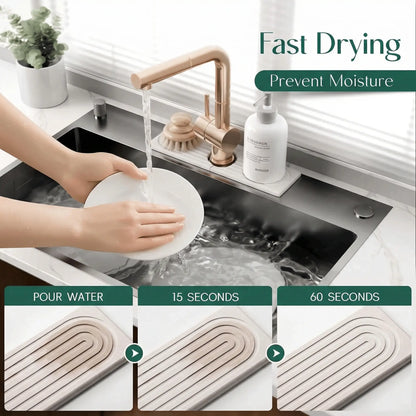 Stone Sink Mat – instant water absorption, heat-resistant