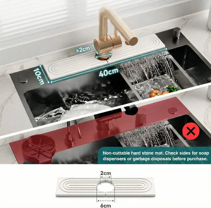 Stone Sink Mat – instant water absorption, heat-resistant