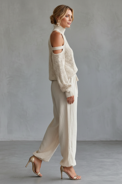 <strong>Aurellia Knit Trouser Set</strong> – <strong>Elegant Comfort for Casual Days</strong> 2