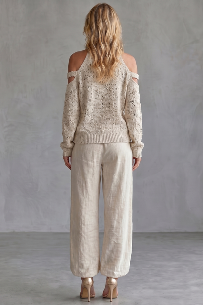 <strong>Aurellia Knit Trouser Set</strong> – <strong>Elegant Comfort for Casual Days</strong> 3