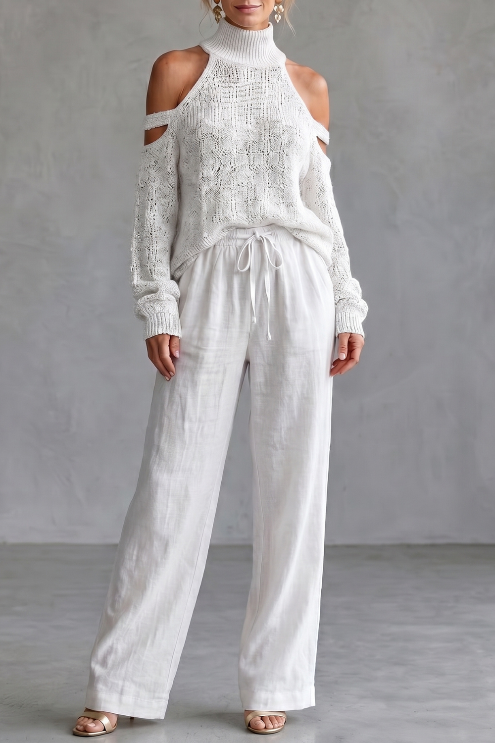 <strong>Aurellia Knit Trouser Set</strong> – <strong>Elegant Comfort for Casual Days</strong> 4