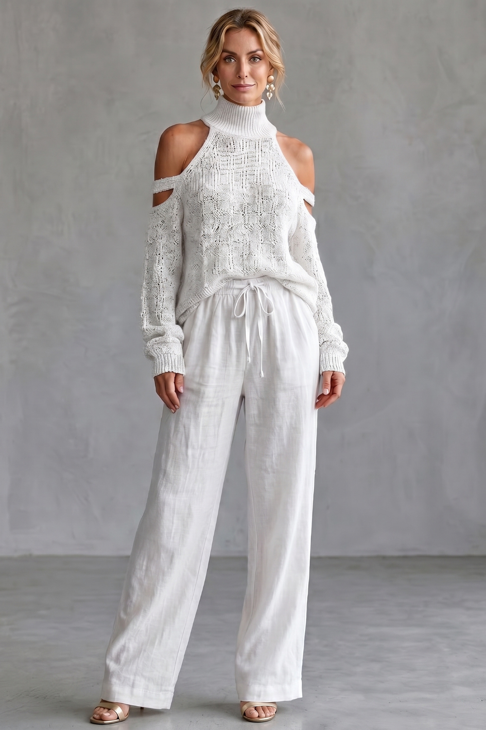 <strong>Aurellia Knit Trouser Set</strong> – <strong>Elegant Comfort for Casual Days</strong> 5