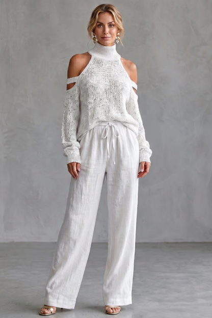 <strong>Aurellia Knit Trouser Set</strong> – <strong>Elegant Comfort for Casual Days</strong> 5