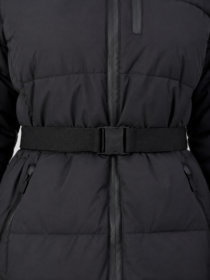 <strong>Women’s Belted Hooded Puffer Jacket</strong> – <strong>Cozy Winter Warmth</strong> 3
