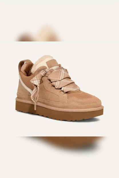 Suede Winter Boots Women - Sand Fleece Lined Footwear