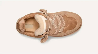 Suede Winter Boots Women - Sand Fleece Lined Footwear