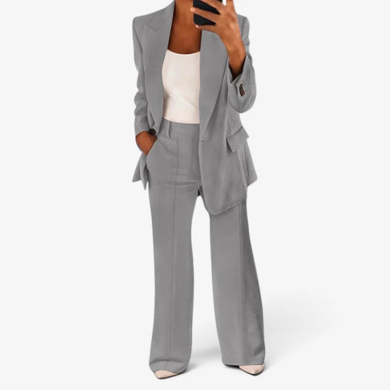 Suit Set Women - Slim Fit Jacket with Matching Trousers