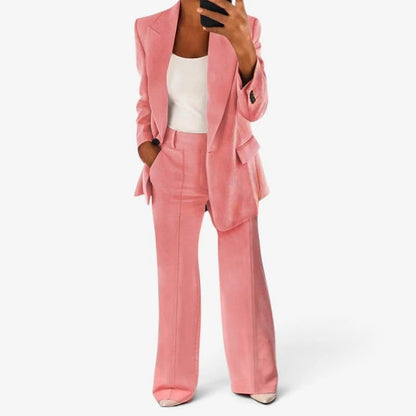 Suit Set Women - Slim Fit Jacket with Matching Trousers