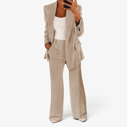 Suit Set Women - Slim Fit Jacket with Matching Trousers