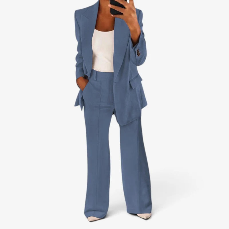 Suit Set Women - Slim Fit Jacket with Matching Trousers